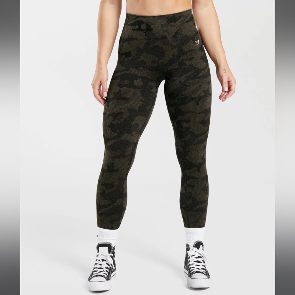 ADAPT CAMO SEAMLESS RIBBED LEGGINGS